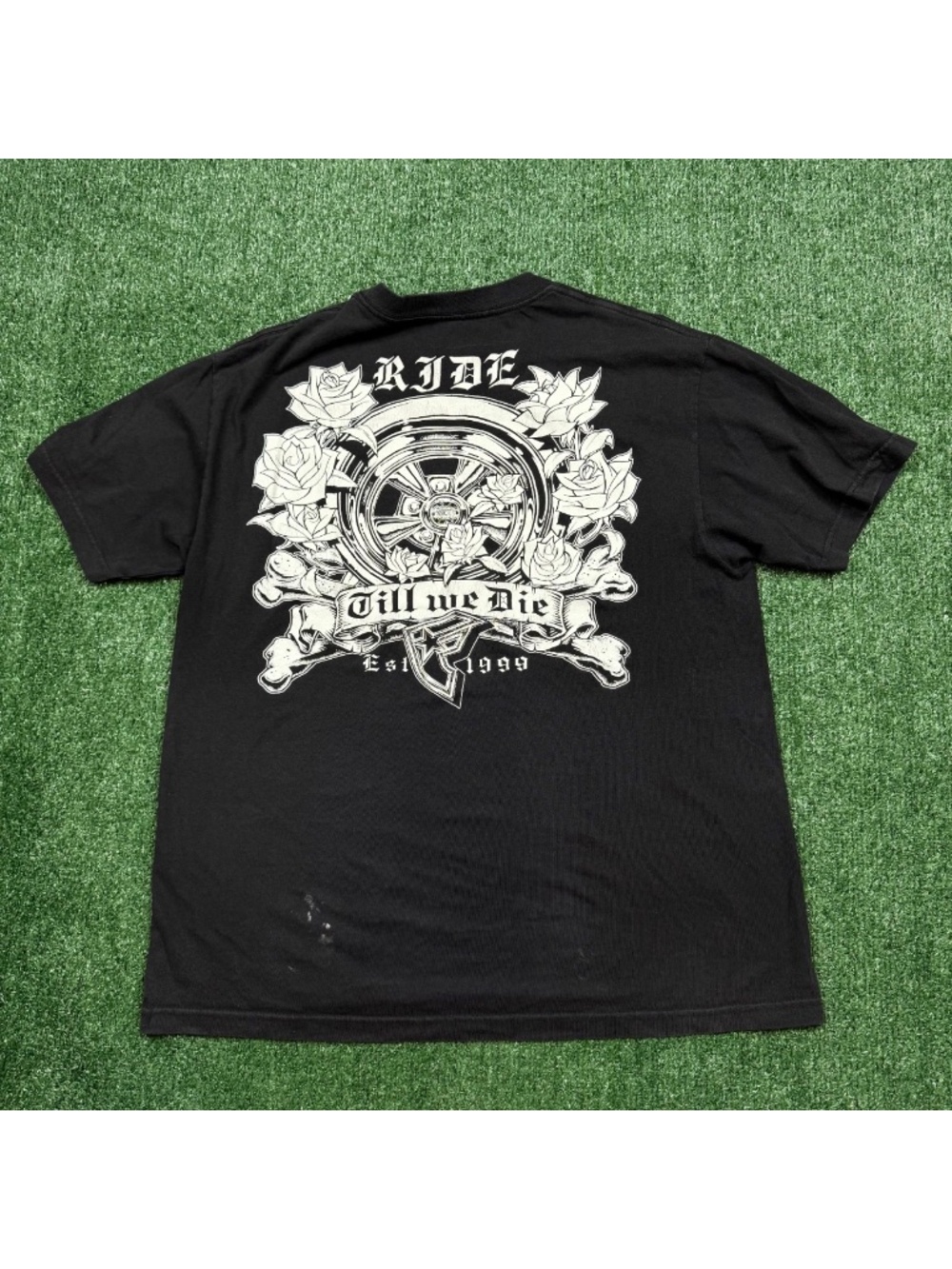 Famous Stars And Straps T Shirt Men's Size L Black Short Sleeve Streetwear Tee